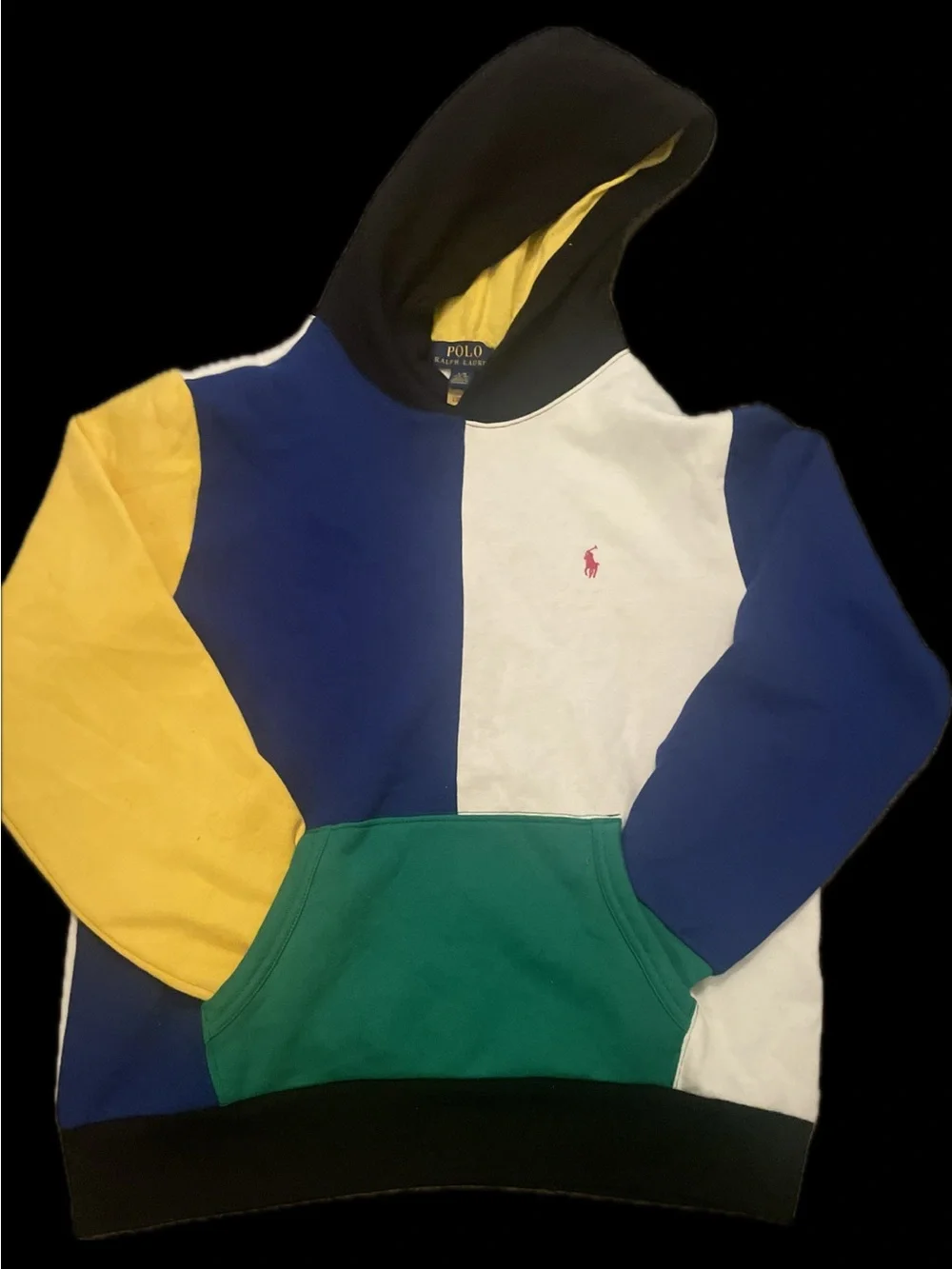 Ralph Lauren Colorblock Hoodie in Multicolor Size L/G (14-16)